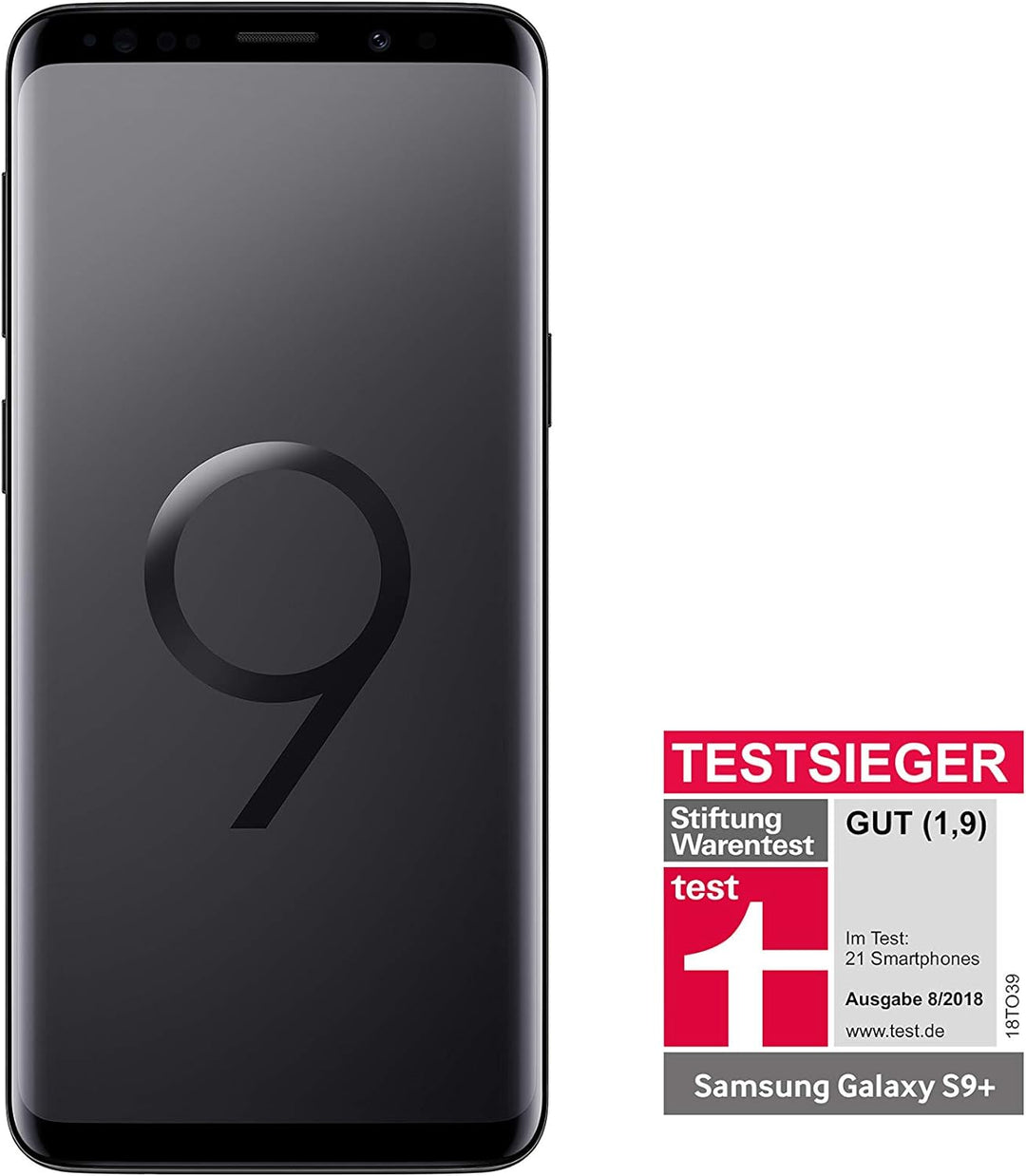 Samsung Galaxy S9+ Smartphone (6,2 Zoll (15,7cm) 64GB interner Speicher, Dual SIM) - Deutsche Versio