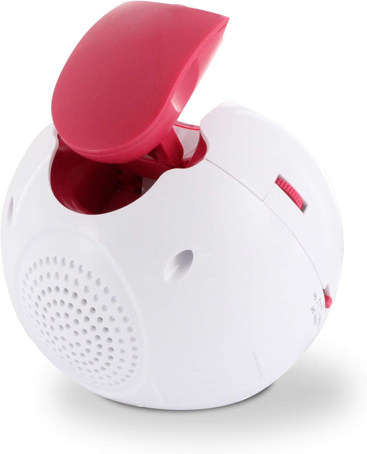 Metronic Miss Angel MP3 Radio Radio/Radiowecker USB-Anschluss Weiss/Lila, Weiss/Lila