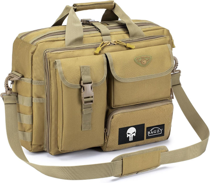 BAGZY Multifunktional Taktische Tasche Arbeitstasche Herren Militär Umhängetasche 14/15,6/19 Zoll La