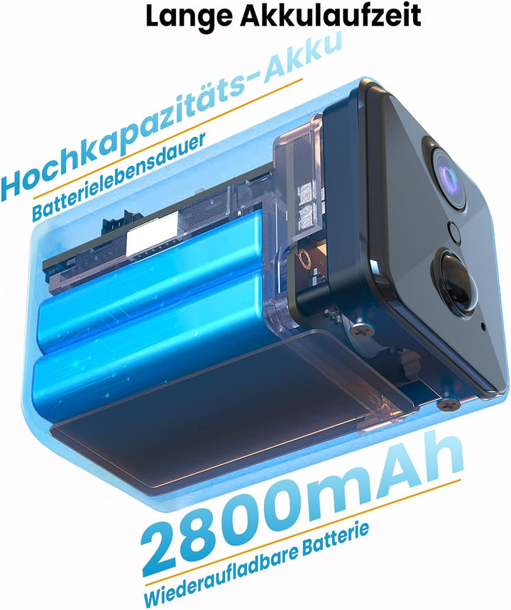 javiscam Mini Kamera, Full HD Überwachungskamera, Kamera Überwachung Innen, Mini Kamera Live Übertra