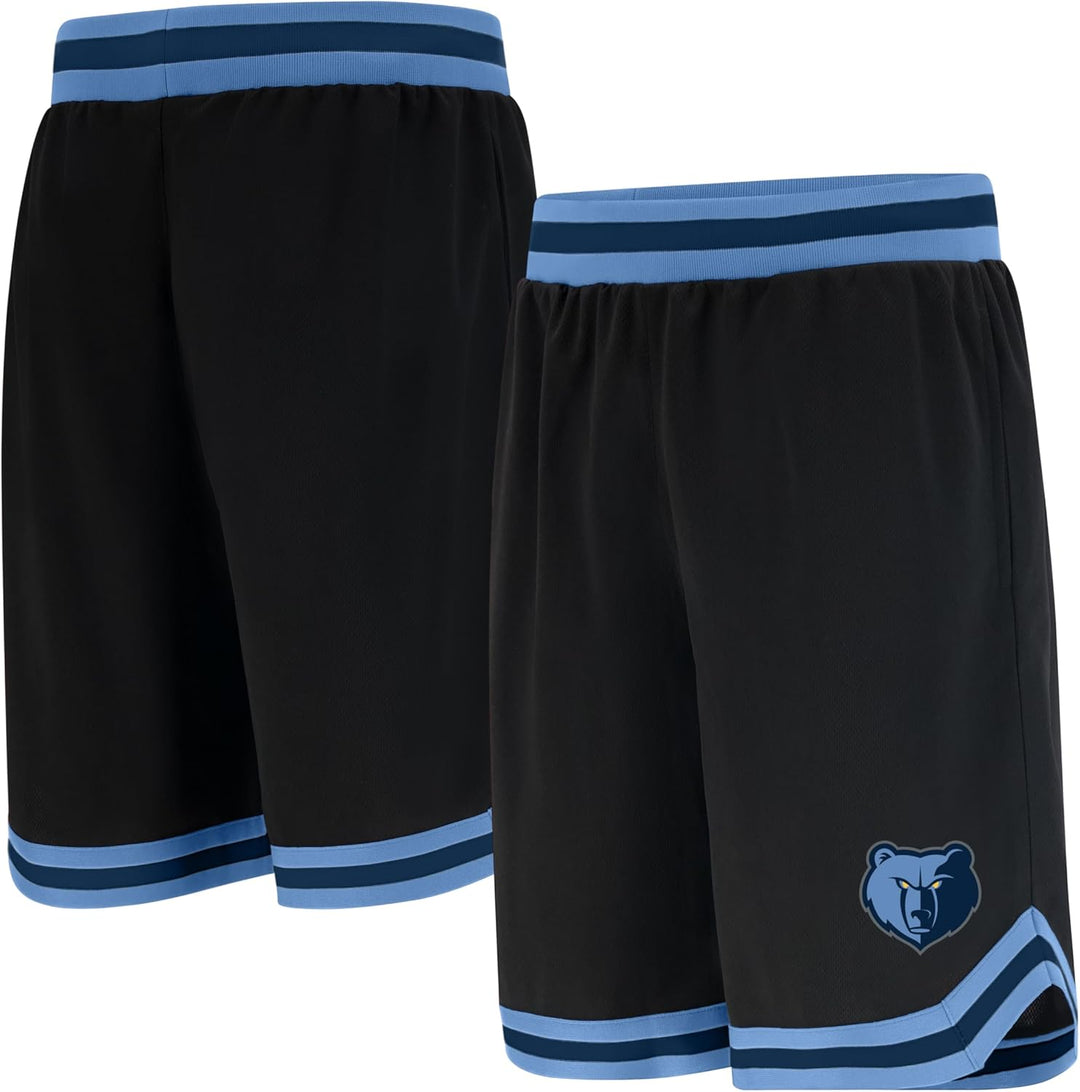 UNK Herren NBA Woven Team Logo Poly Mesh Basketball Shorts Memphis Grizzlies L, Memphis Grizzlies L