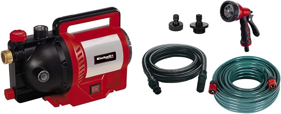 Einhell Gartenpumpe GC-GP 1250 N/1 (1.200 W, max. 5000 L/h, max. Förderhöhe 50 m, Wassereinfüllöffnu