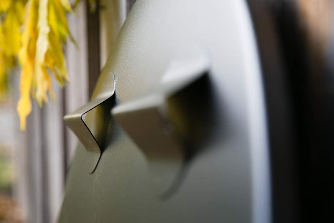 KUHEIGA Bodenplatte für unsere Feuerkörbe Funkenplatte Unterlegplatte Ø: 71cm mit Füssen