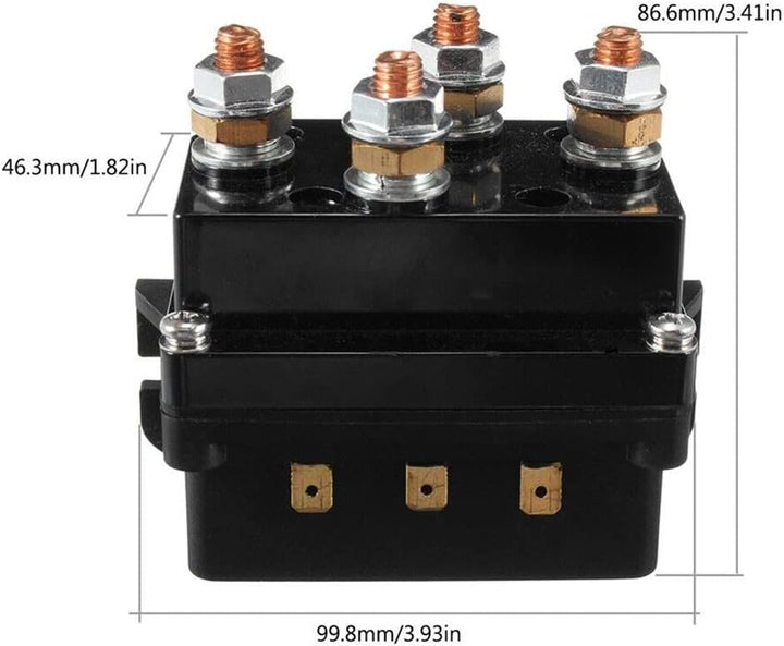 12 V 500 A Schütz Seilwinde Steuerung Magnetventil Dual Wireless Fernbedienung Set