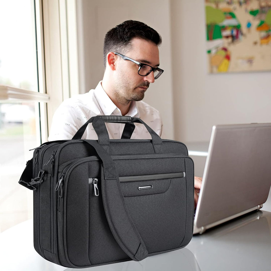 VANKEAN Laptop-Tasche Laptop-Aktentasche für bis zu 18-Zoll-Laptops XXL Wasserabweisende Gaming-Comp