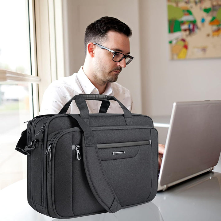 VANKEAN Laptop-Tasche Laptop-Aktentasche für bis zu 18-Zoll-Laptops XXL Wasserabweisende Gaming-Comp