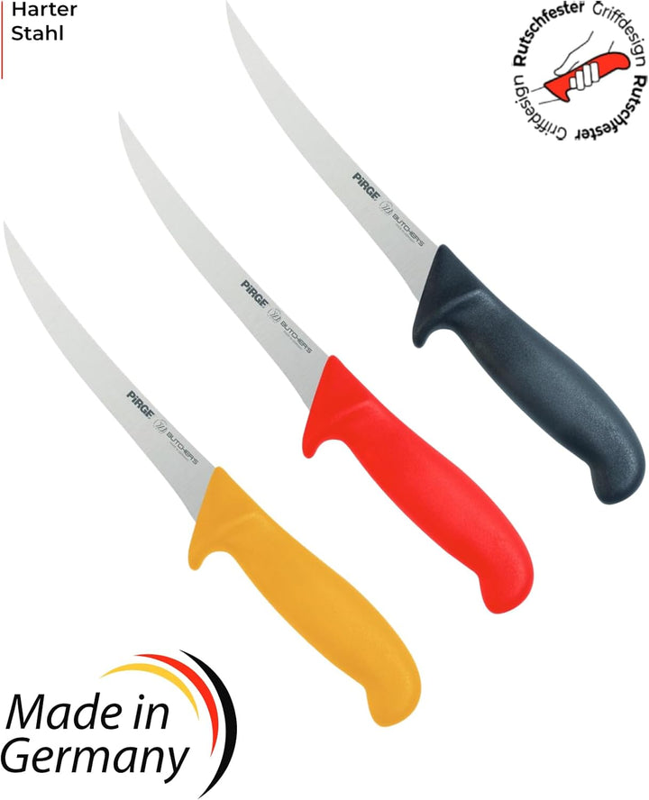 Pirge Butcher's Made in Germany Profi Ausbeinmesser 15 cm - Metzgermesser - Fleischermesser - Stechm