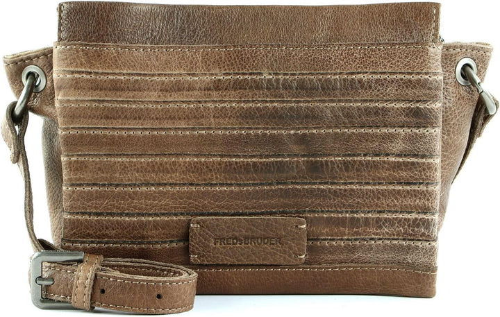 FREDsBRUDER Umhängetasche Sky mit Ziernähten Einheitsgrösse Hazelnut, Einheitsgrösse Hazelnut