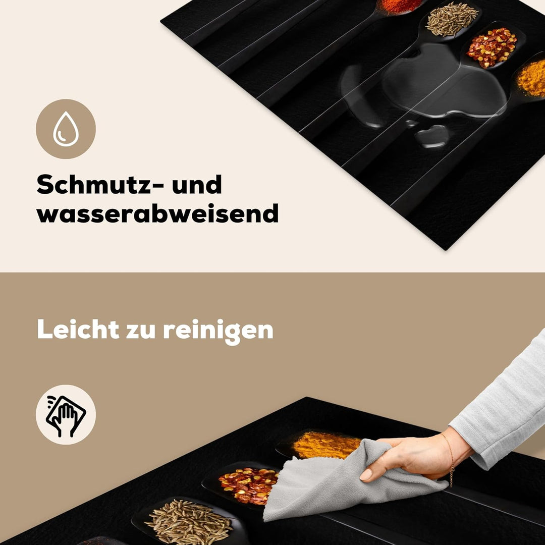 KitchenYeah© Herdabdeckplatte Einteilig Induktionsmatte Küche Abdeckung Ceranfeld Herd Abdeckplatte