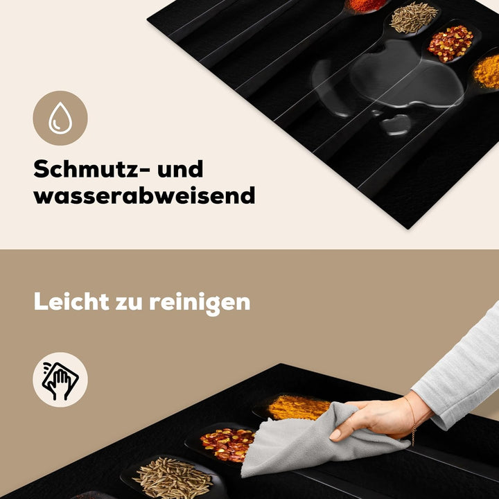 KitchenYeah© Herdabdeckplatte Einteilig Induktionsmatte Küche Abdeckung Ceranfeld Herd Abdeckplatte