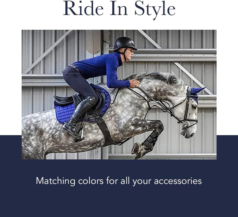 LeMieux Loire Classic Satin Close Contact Square Ice Blue Sattelauflage L Ice Blue, L Ice Blue