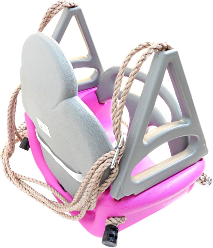 Mitwachsender Babyschaukelsitz 3in1 von 3 bis 12 Jahre I Kleinkind I mitwachsend I grau pink I Klein