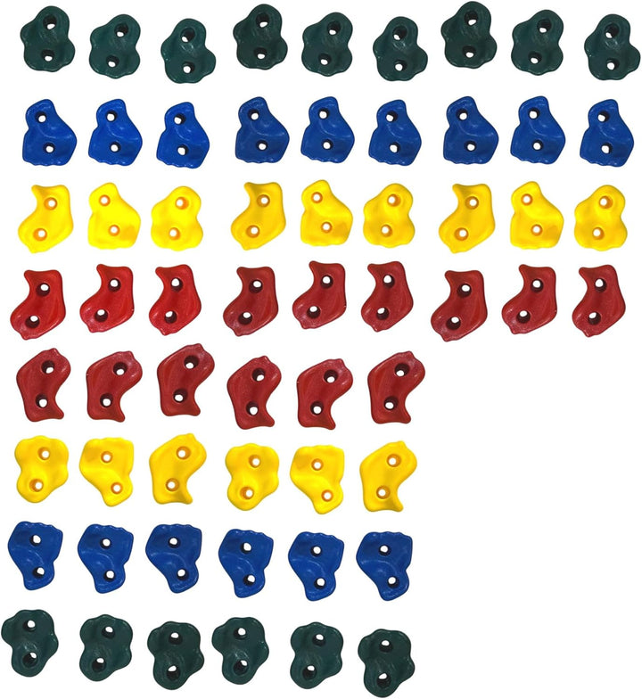 Loggyland Klettersteine für Kletterwand 60er Set, 60er Set