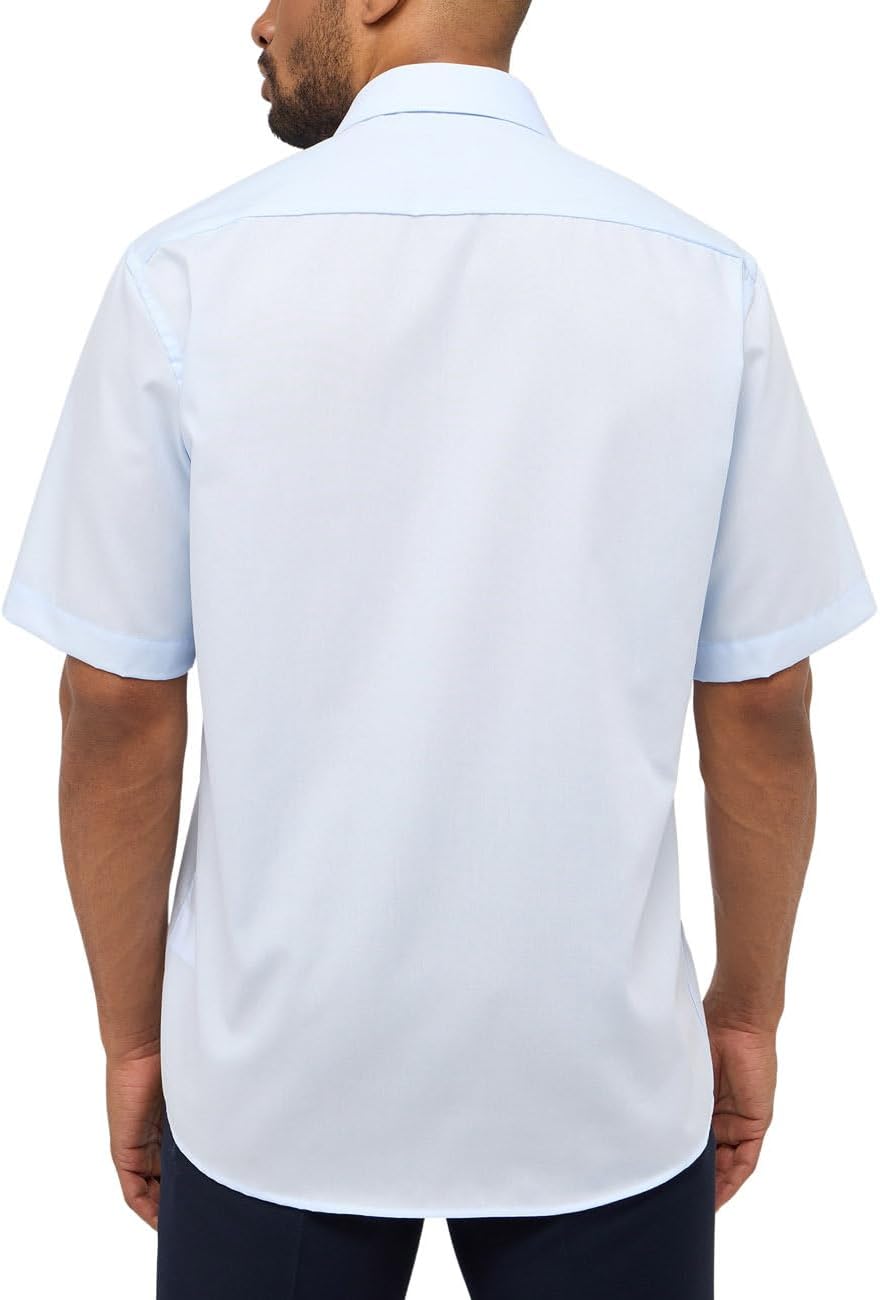 eterna Herren Original Shirt MODERN FIT 42 Kragen / 67 Ärmel Hellblau, 42 Kragen / 67 Ärmel Hellblau