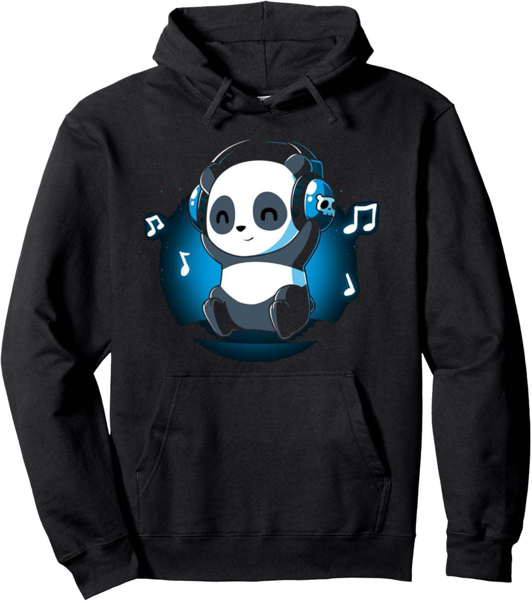 DJ Panda Kopfhörer Pullover Hoodie