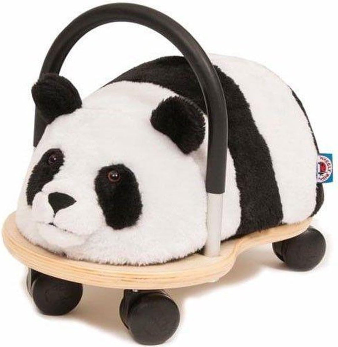 Wheely Bug 4260223371189 51100P Panda, NEUHEIT Kleiner Holzpanda mit strapazierfähigem Bezug auf Rol