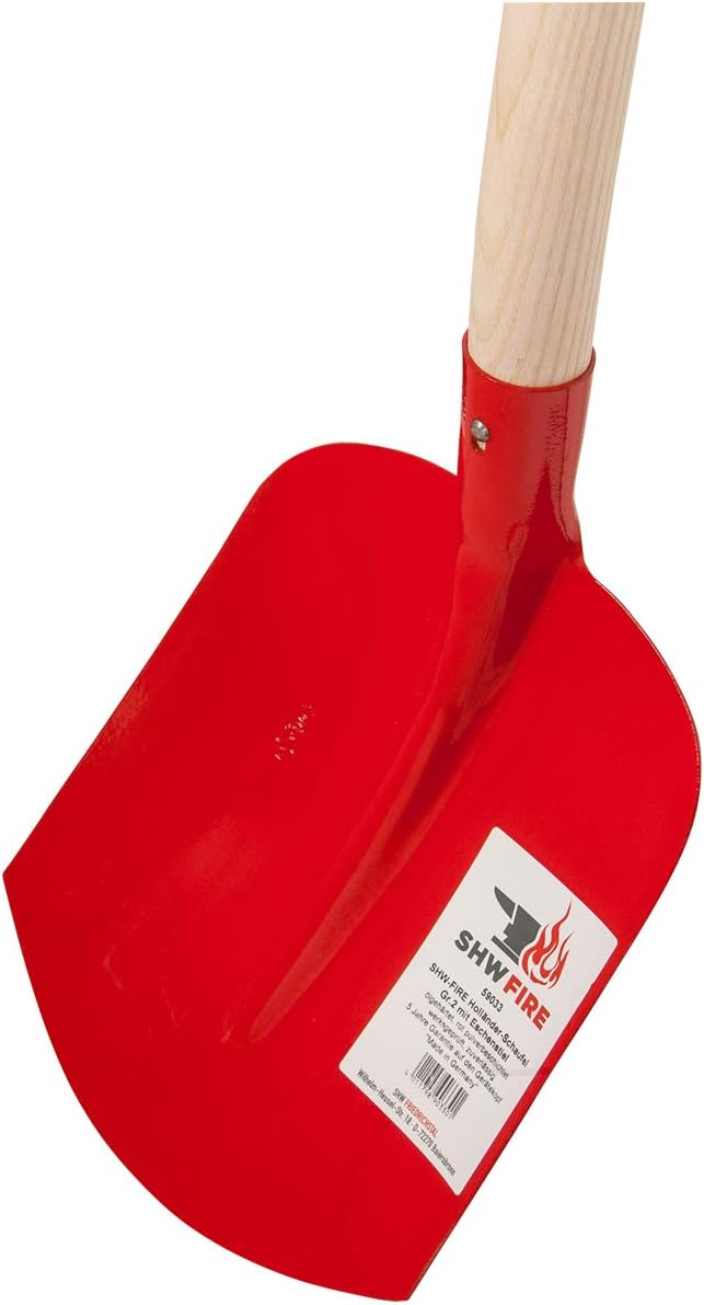Holländer Garten Schaufel, robuster Spezialstahl, 130cm Holzstiel aus Esche von SHW-FIRE