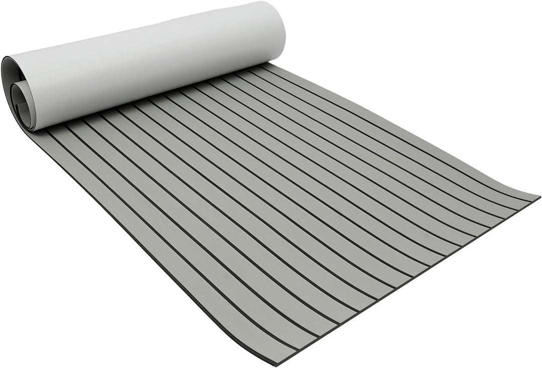 BJTDLLX Eva Schaum Teak Decking Boots Bodenbelag Selbstklebend rutschfeste Matten Blatt Bootsfussbod