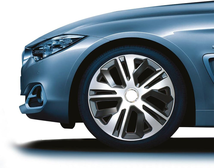 Cora Alulook Raven Mix 41446 Radzierblenden, 16 Zoll, 4 Stück im Set, 16 Zoll