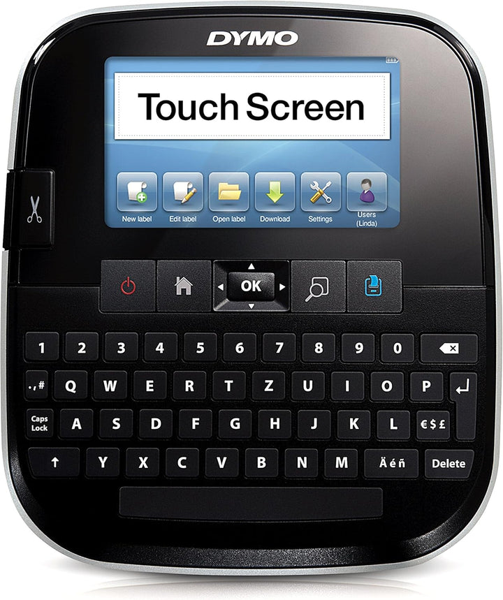 DYMO LabelManager 500TS Touchscreen Beschriftungsgerät | Etikettiergerät mit QWERTZ-Tastatur | für D
