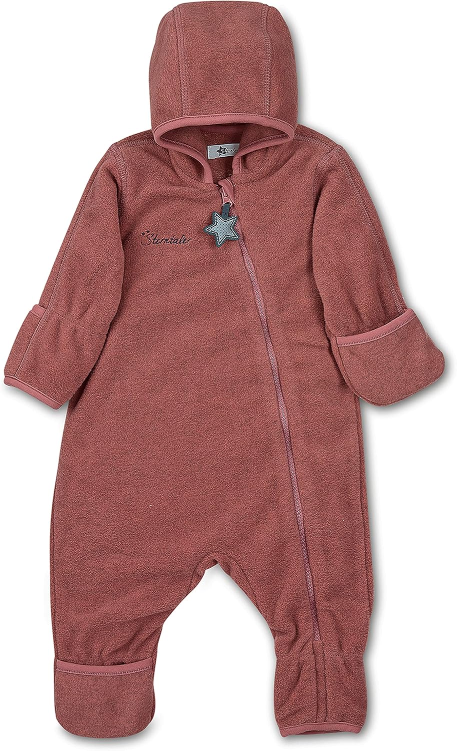 Sterntaler Unisex Baby Overall Fleece Overall 56 Hellrot Mel., 56 Hellrot Mel.