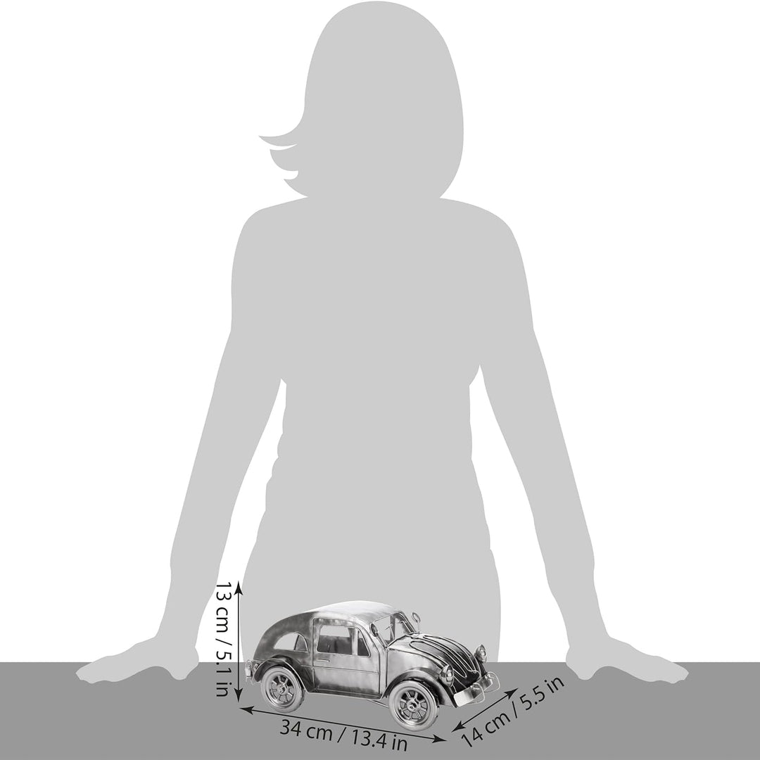 Brubaker Weinflaschenhalter Oldtimer - Metall Flaschenhalter Nostalgisches Auto - 32 cm Weinflaschen