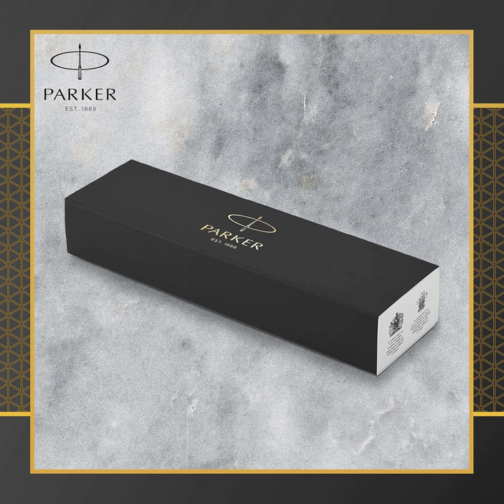 Parker IM Füller | Premium Black | Füllfederhalter mit feiner Feder | blaue Tinte | Geschenkbox Prem