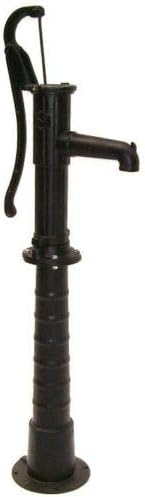 D&L Guss Handschwengelpumpe SCHWARZ Schwengelpumpe + Ständer Wasserpumpe 55914+55915 AWZ