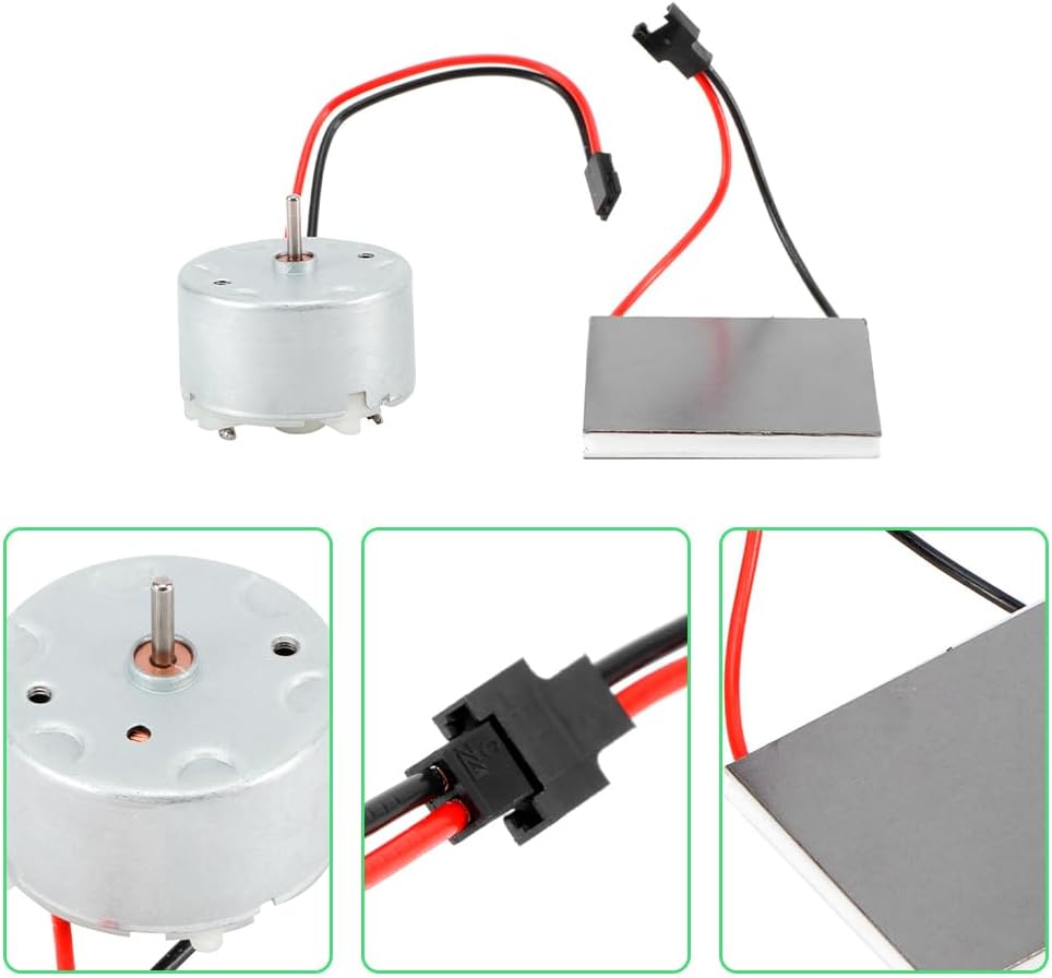 Kamin Lüfter Motor, Universal Kaminlüftergenerator, Thermoelektrisches Zubehör Set, Stabiles Festes