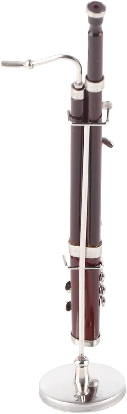 17cm Miniatur Fagott Modell Mini Musikinstrument Dekor Puppenhaus Modell Home Decoration Geschenk