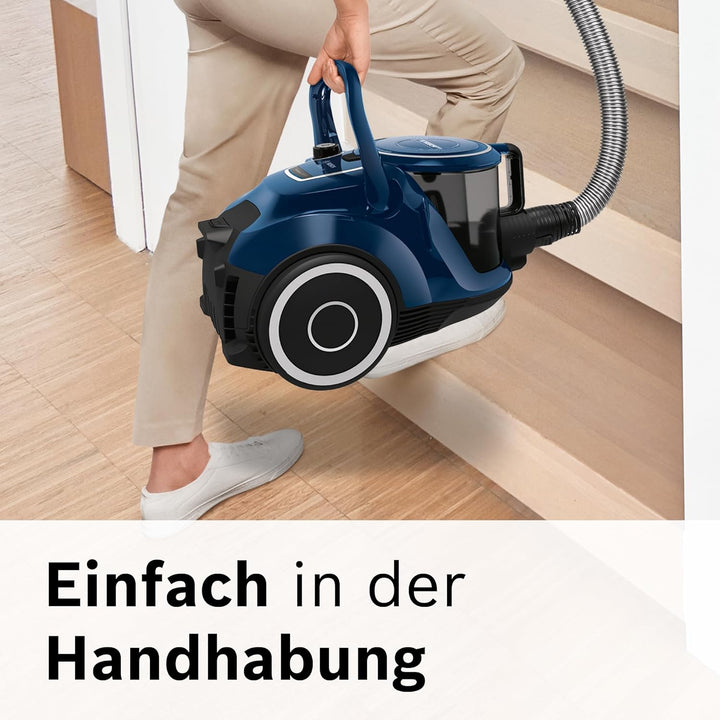 Bosch Staubsauger beutellos Serie 6 BGC41X36, Bodenstaubsauger, ideal für Allergiker, Hygiene-Filter