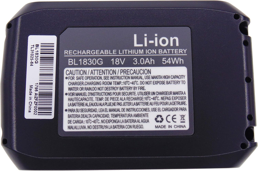 Golem-Power 18 V 3,0 Ah BL1813G BL1811G Li-Ion Akku BL1830G BL1820G BL1840G Ersatzakku für HP457D TD
