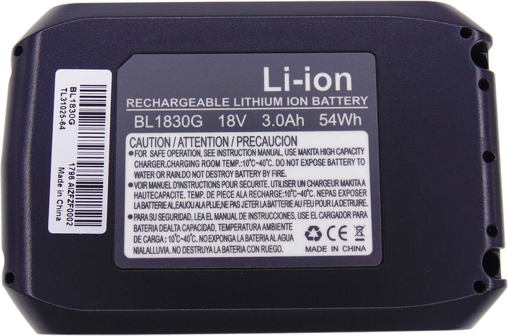 Golem-Power 18 V 3,0 Ah BL1813G BL1811G Li-Ion Akku BL1830G BL1820G BL1840G Ersatzakku für HP457D TD