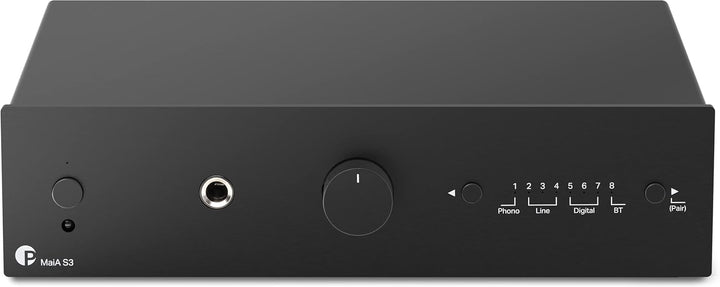 Pro-Ject MaiA S3, Kompakter und vielseitiger audiophiler Vollverstärker, aptX™ HD Bluetooth 5.0, Pho