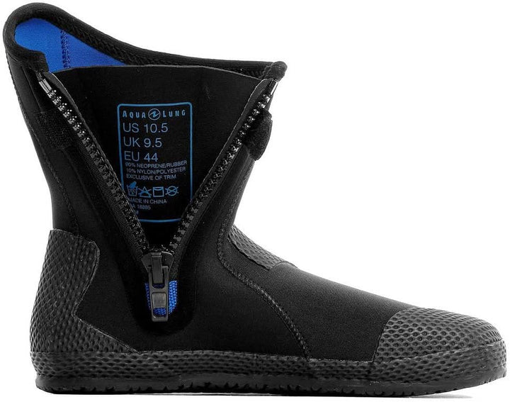 Aqua Lung Superzip Ergo II Neoprenfüssling schwarz/blau 5mm 47, 47