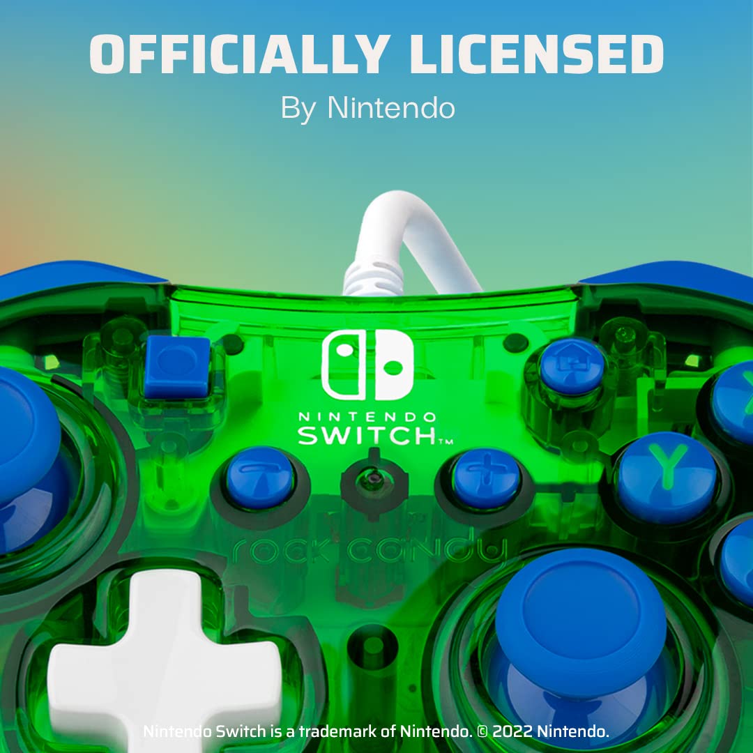 PDP Rock Candy verkabelt Gaming Switch Pro Controller - Official License Nintendo - OLED / Lite Comp