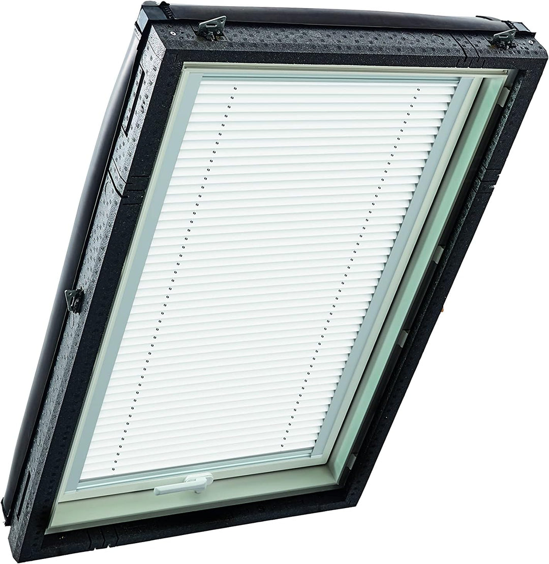 Original Roto Faltstore ZFA Faltrollo für Roto Dachfenster Führungsschiene Silber Plissee für Roto D