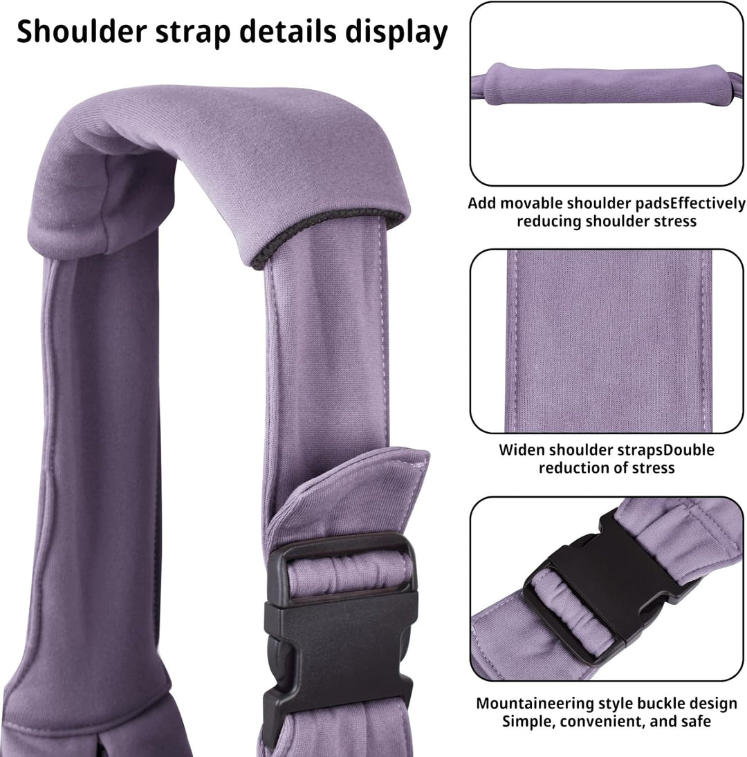 Cuby Hundetragetasche für kleine Hunde, freihändig verwendbar, atmungsaktiv, Baumwolle, sichere Reis