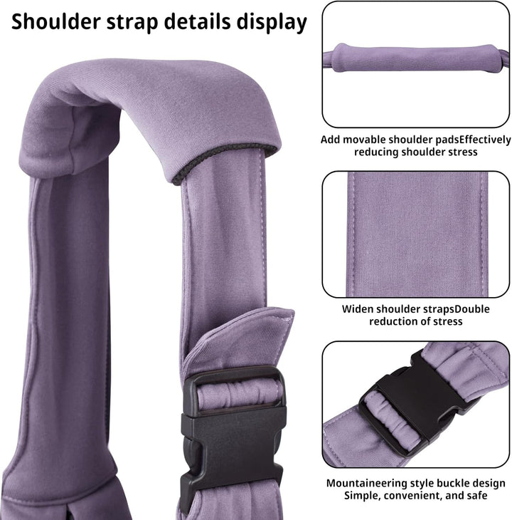 Cuby Hundetragetasche für kleine Hunde, freihändig verwendbar, atmungsaktiv, Baumwolle, sichere Reis