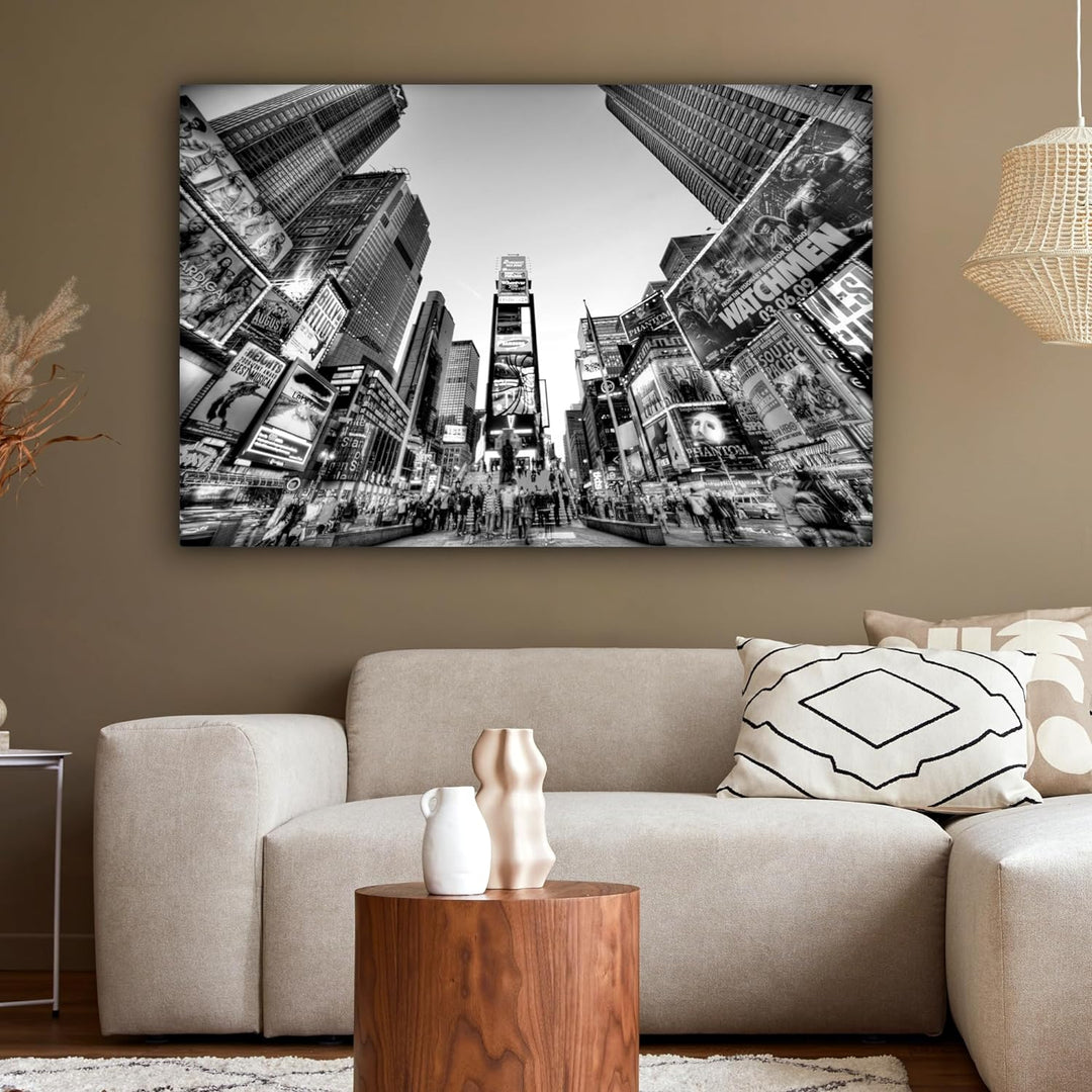 MuchoWow© Leinwand Bilder Gross 120x80 cm XXL Wanddeko Wohnzimmer Aesthetic Room Decor Deko Zimmer W