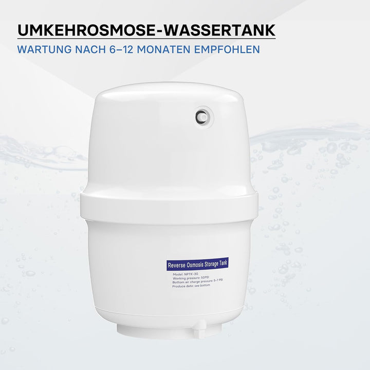 Umkehrosmose 4 G Wassertank 15,14 L Wasser Container lebensmittelecht