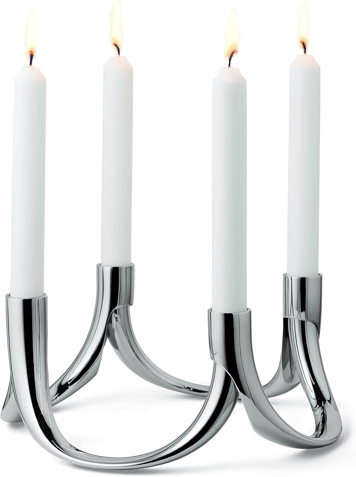 Philippi - Bow Kerzenleuchter - lässt Sich nach belieben erweitern - Designklassiker (3er Set), 3er