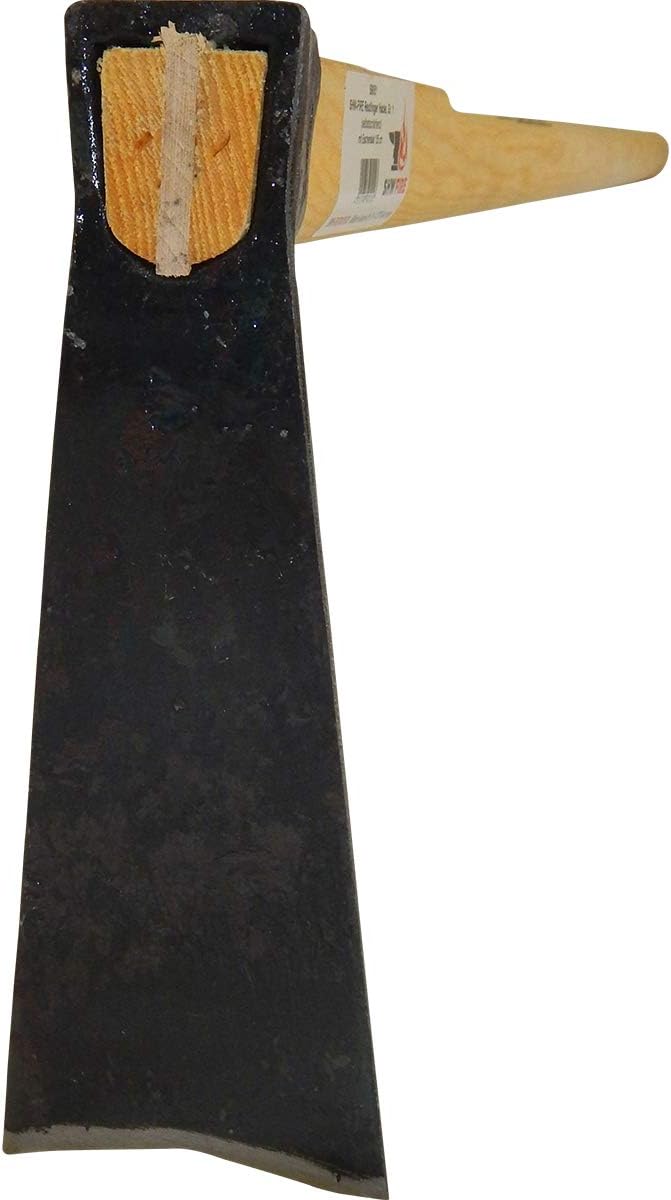 SHW-FIRE Reutlinger Hacke - Gartenhacke - Reuthacke für Harte Böden, Eschenholzstiel 135cm