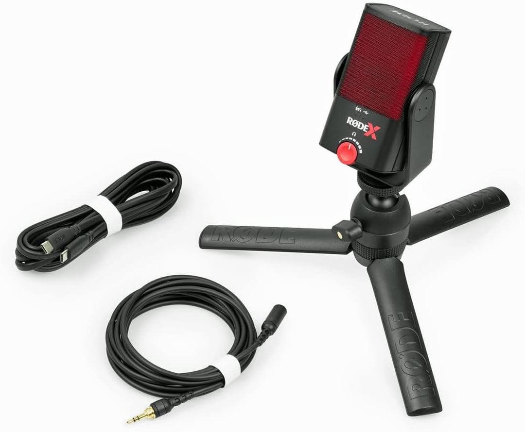 Rode X XCM-50 USB-Kondensatormikrofon + keepdrum MS138 Gelenkarm-Stativ Weiss