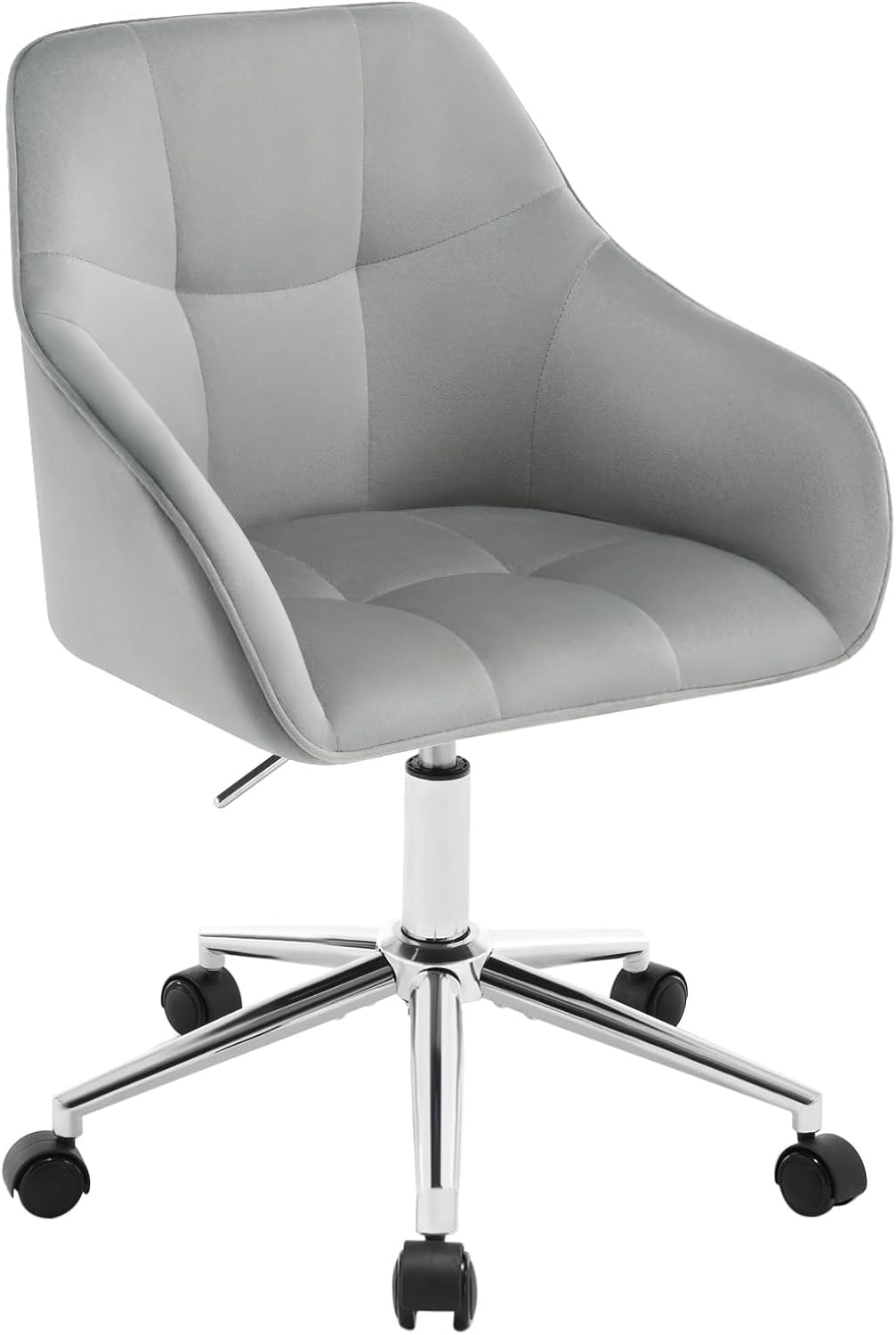 WOLTU Homeoffice Stuhl, Schreibtischstuhl, Drehstuhl, Schminkstuhl, höhenverstellbar, bis 150 kg bel