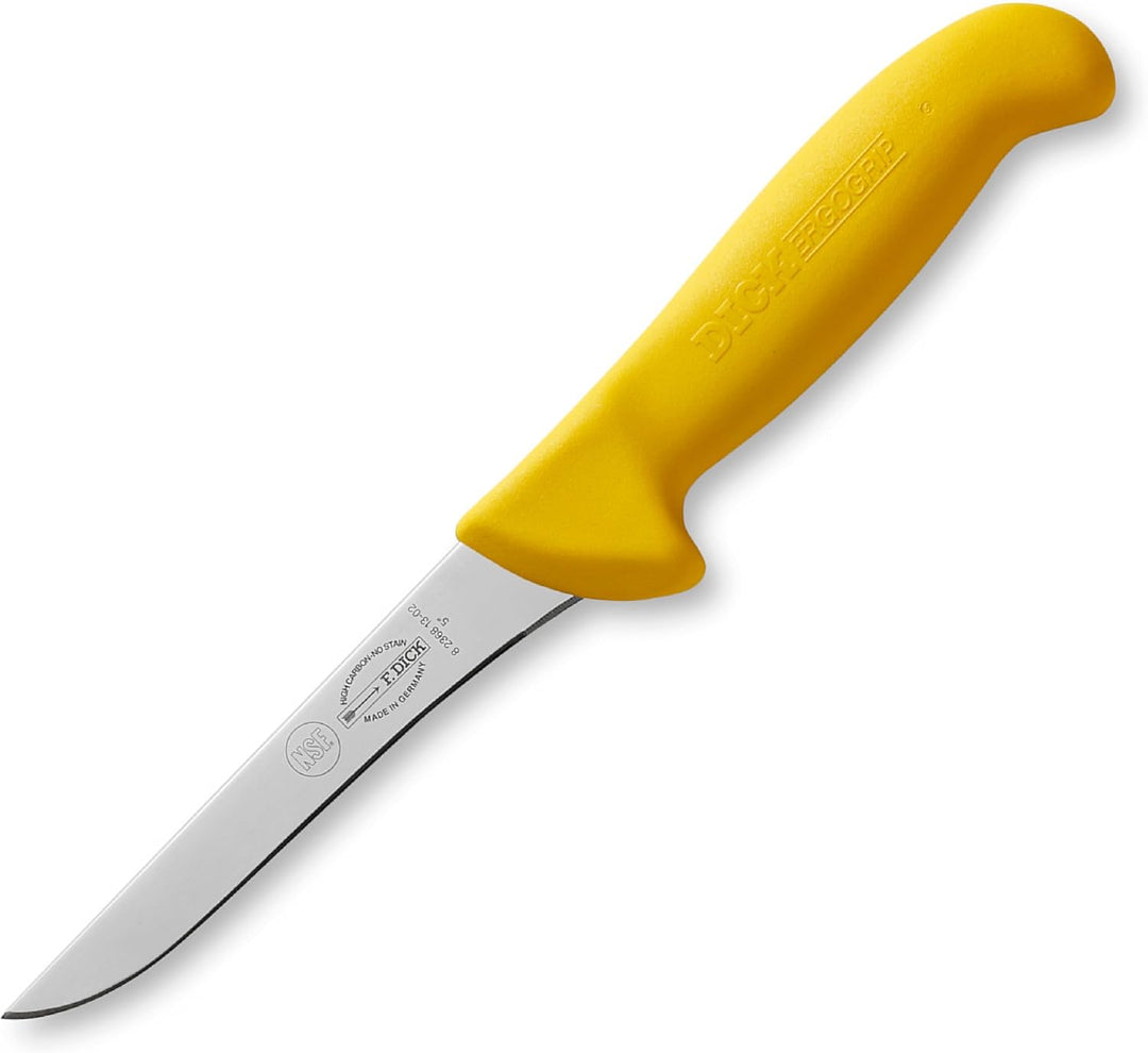 F. DICK Ausbeinmesser Steif / Metzgermesser ErgoGrip (Klinge Messer 13 cm, Messerstahl rostfrei, 56