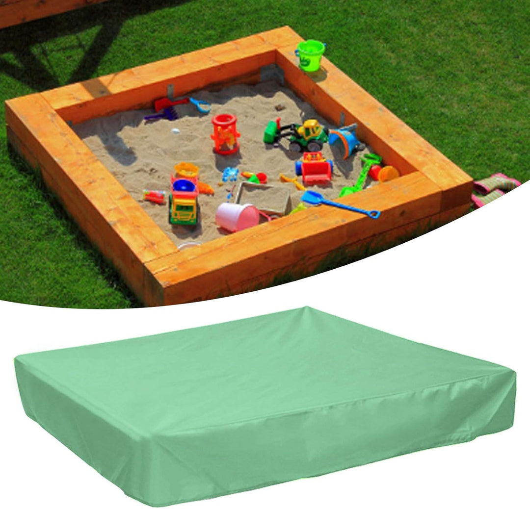 Planenabdeckung, Sandkastenabdeckung, quadratische Poolabdeckung für Kinder, Sandkasten, wasserdicht