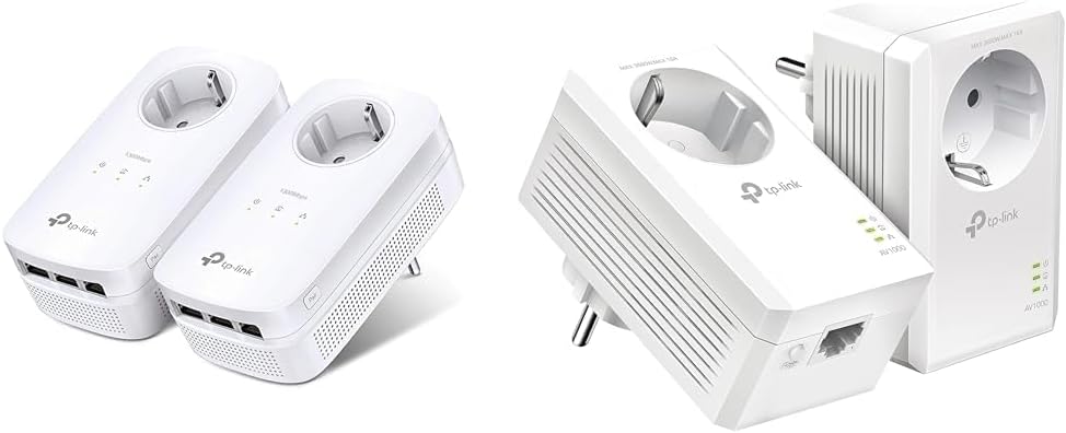 TP-Link Powerline Adapter Set TL-PA8030P KIT weiss & Powerline Adapter Set TL-PA7017P KIT(1000Mbit/s