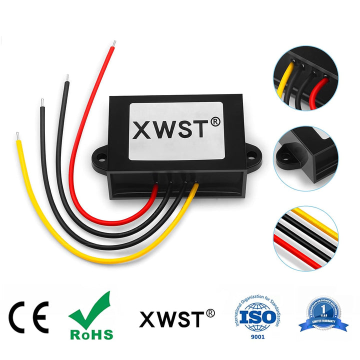 XWST DC DC 20-90V 24V36V48V60V72V auf 12V Buck Spannungswandler 3A 36W Wechselrichter Auto Netzteil