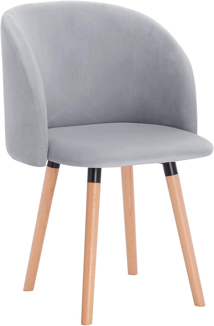 WOLTU Esszimmerstuhl 1 Stück Küchenstuhl Wohnzimmerstuhl Polsterstuhl Sessel, Armlehnstuhl mit Rücke